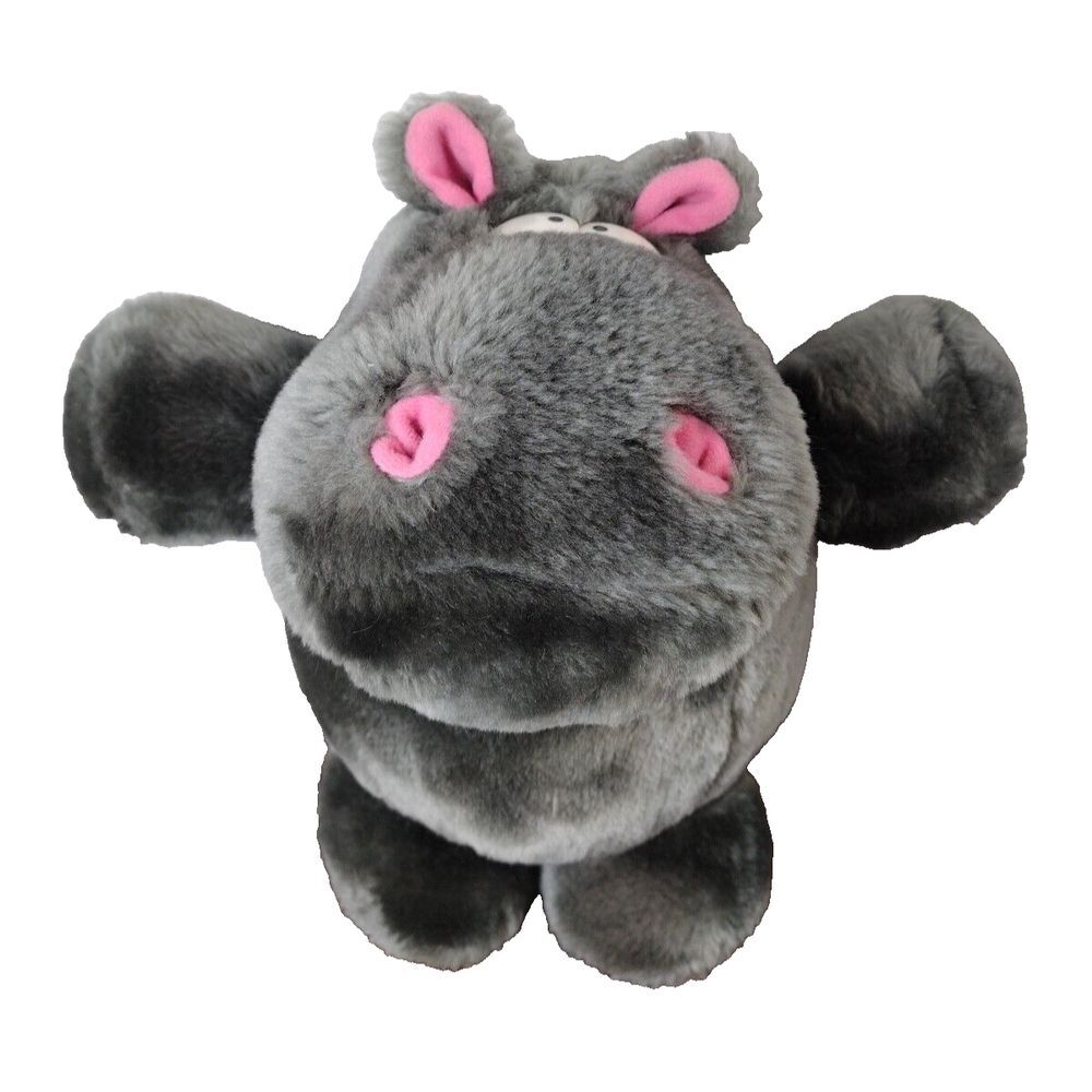 Sandra Boynton Hippo 11" Plush Stuffed Animal Grey Toy Recycled Paper Products